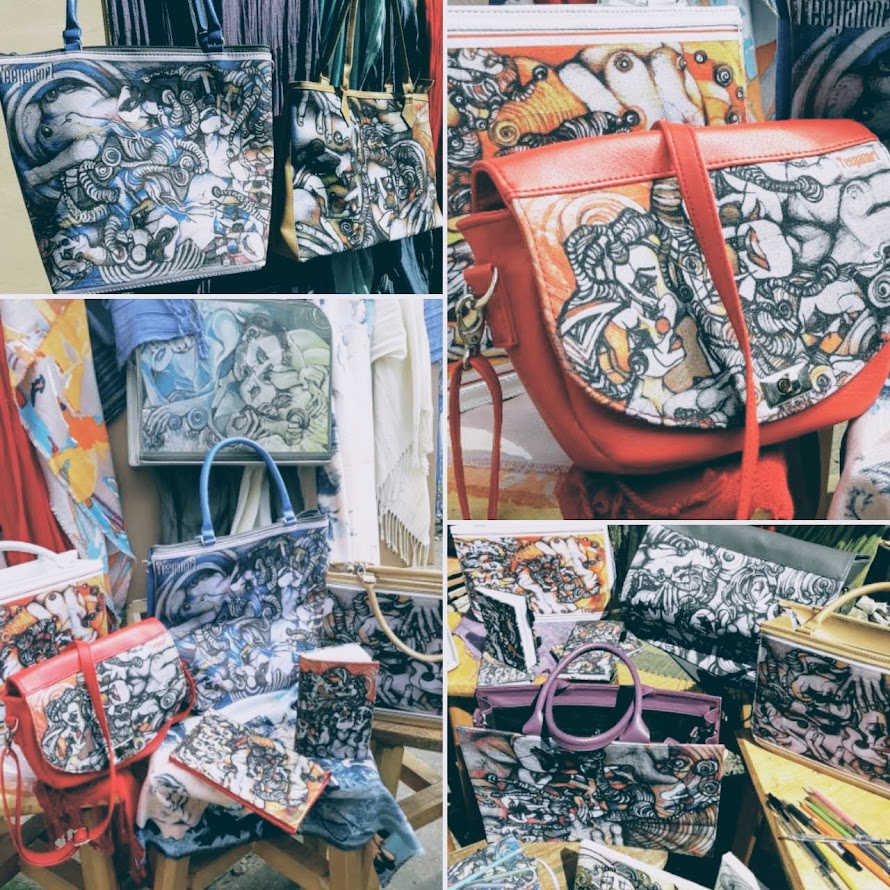 TeeyanaART modni dizajn – printovi erotske umetnosti na tašnama